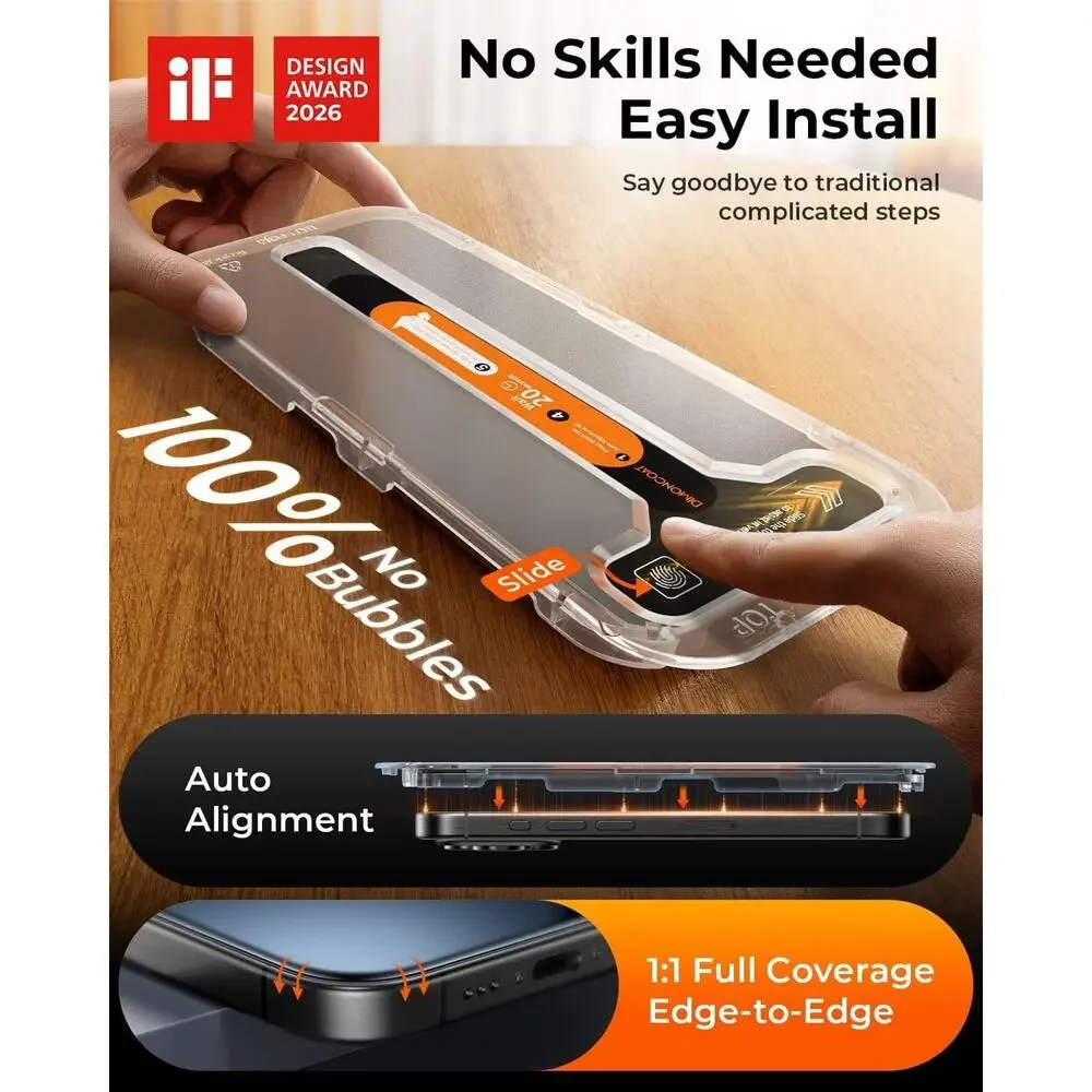 Screen Protector Compatible with iPhone 16 Plus